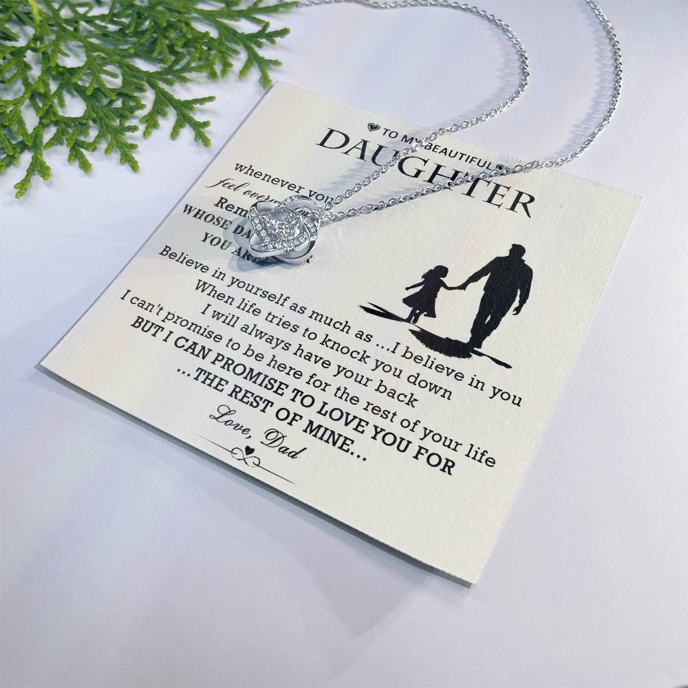 K5 Knot Necklace Template Silver coanh Main up AMZVippppp