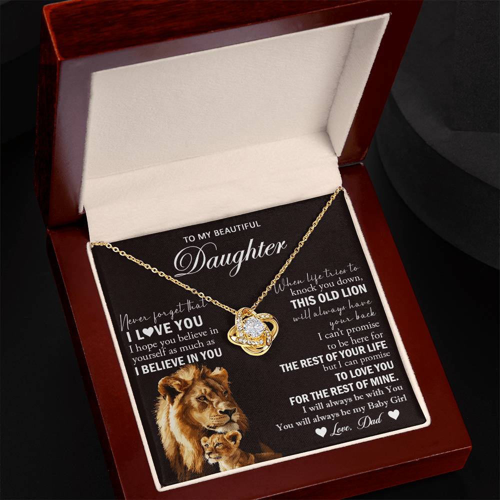 k24 Knot Necklace Template Silver coanh Main up AMZVippppp
