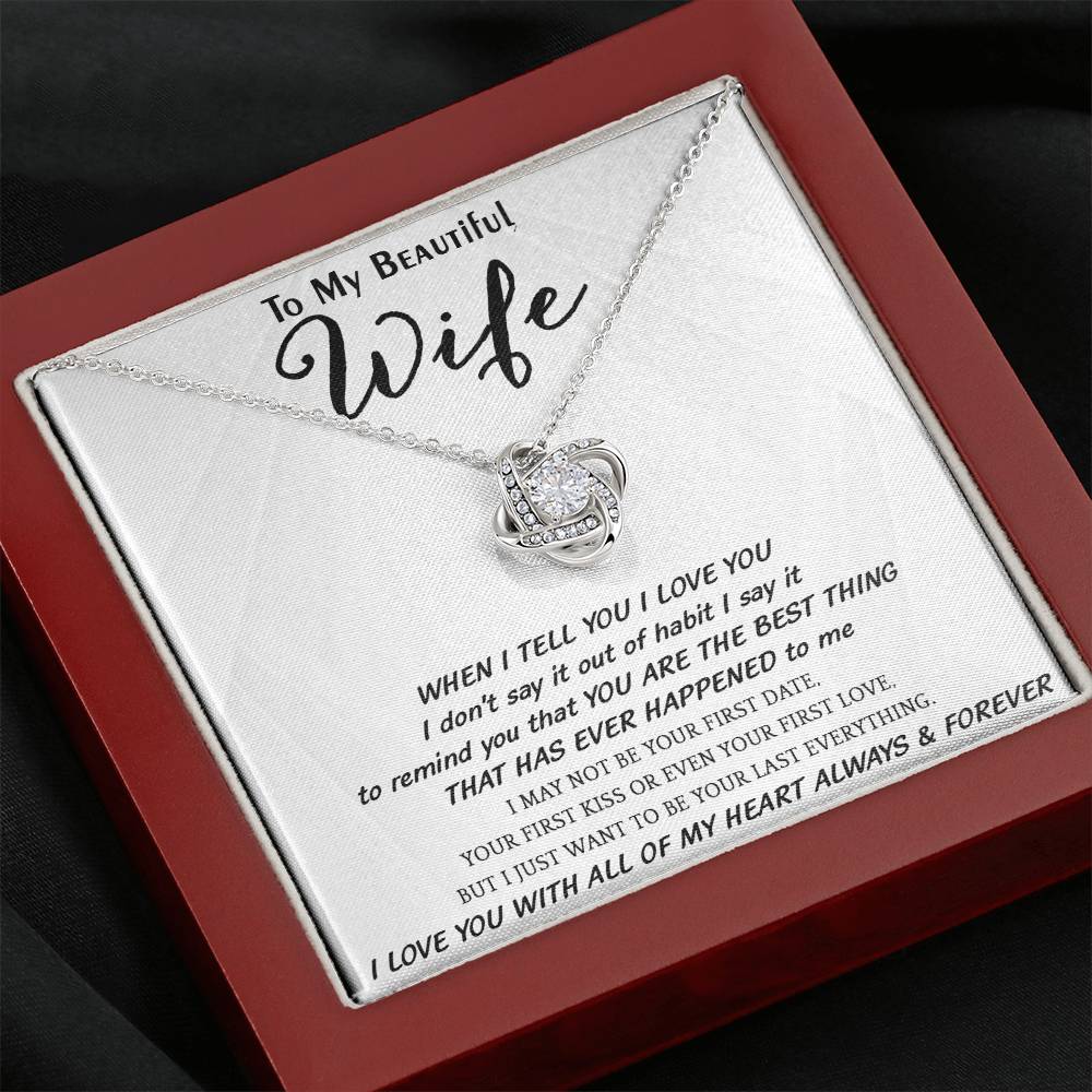 NACIE - WIFE WHITE - LOVE KNOT