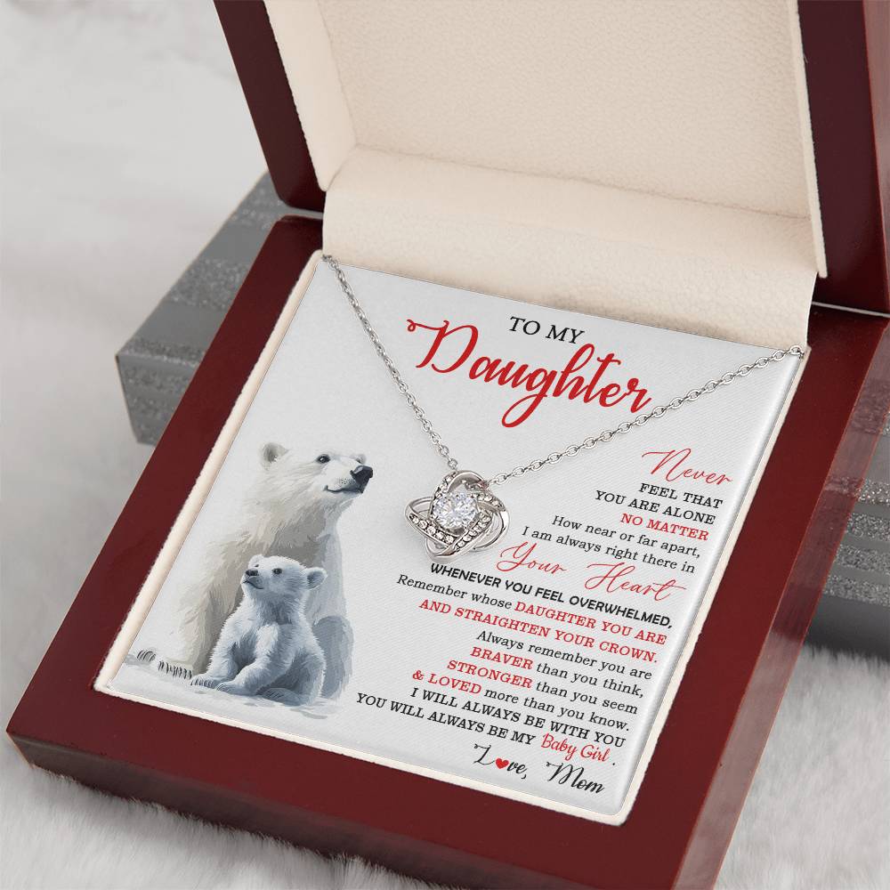 k25 Knot Necklace Template Silver coanh Main up AMZVippppp