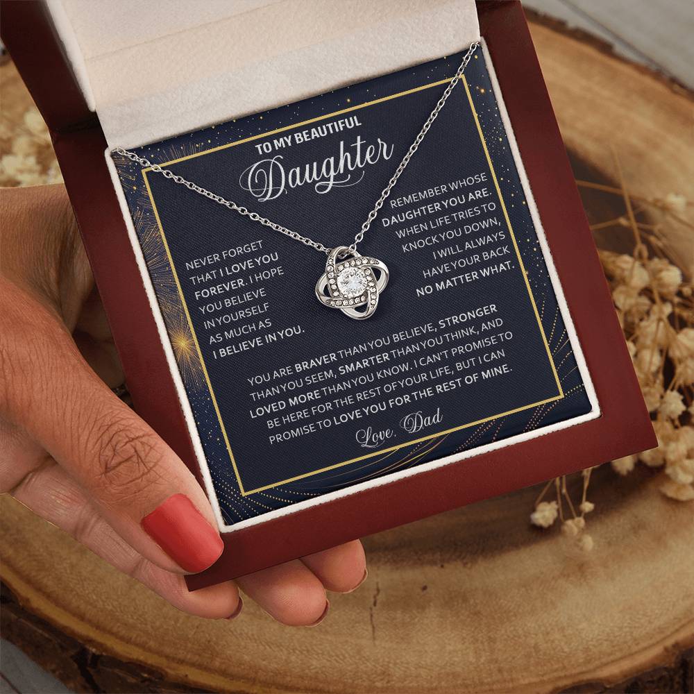 k8 Knot Necklace Template Silver coanh Main up AMZVippppp