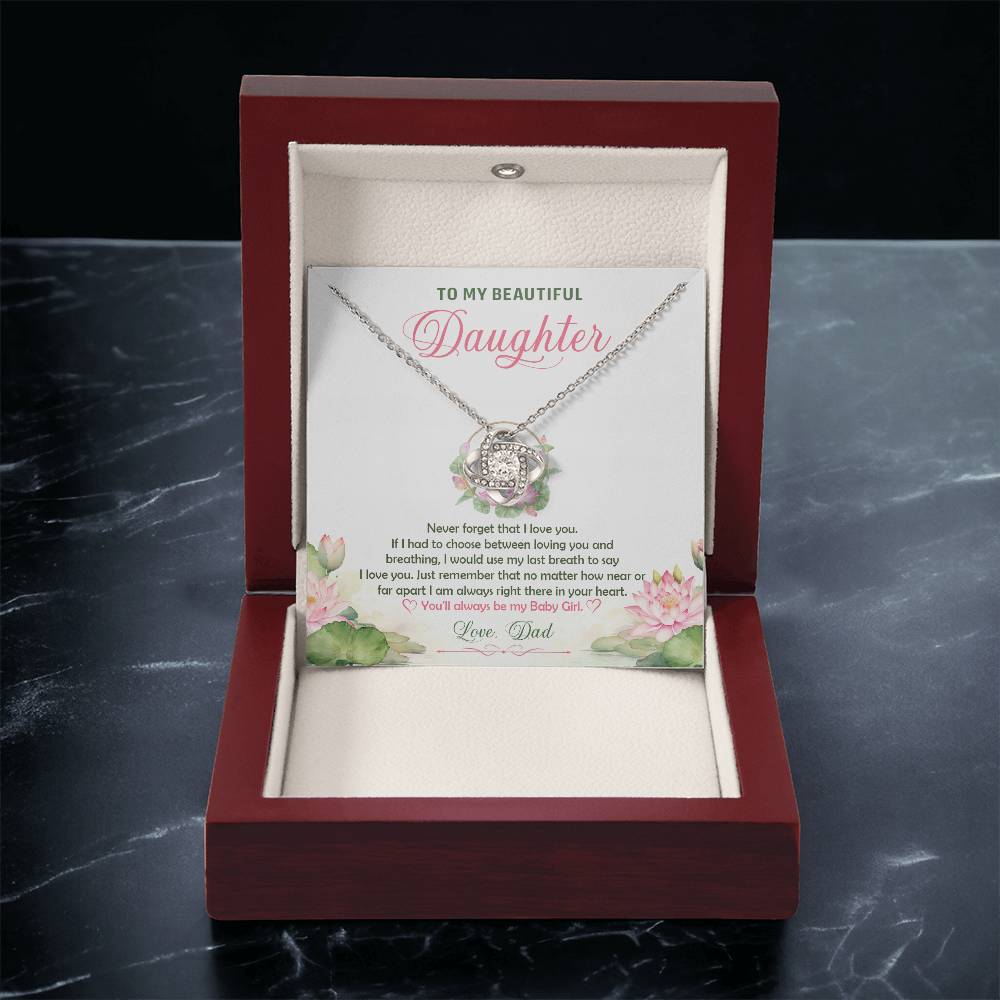 k22 Knot Necklace Template Silver coanh Main up AMZVippppp