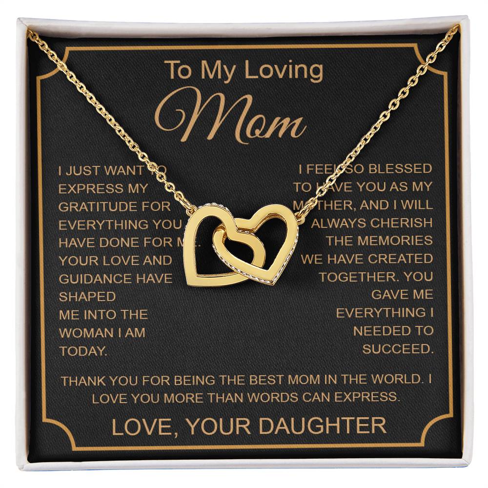 To My Loving Mom Interlocking VipSilverOnly (Coánhmainphuhop)