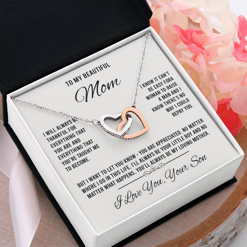 to my beautiful mom Interlocking VipSilverOnly (Coánhmainphuhop)