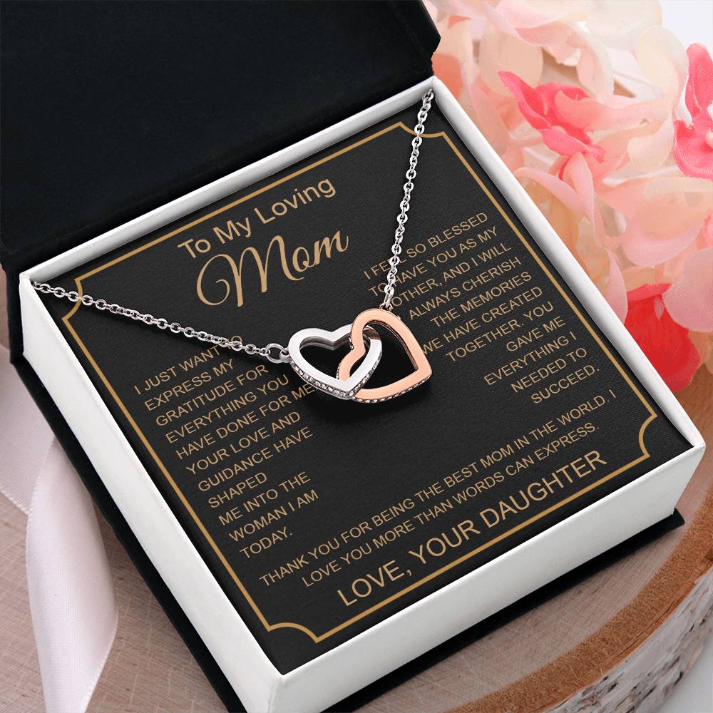To My Loving Mom Interlocking VipSilverOnly (Coánhmainphuhop)