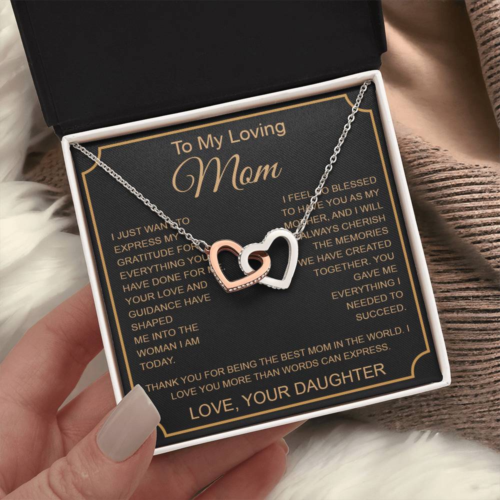 To My Loving Mom Interlocking VipSilverOnly (Coánhmainphuhop)