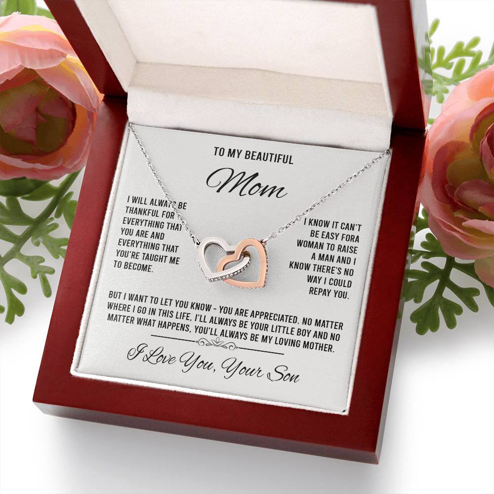 to my beautiful mom Interlocking VipSilverOnly (Coánhmainphuhop)