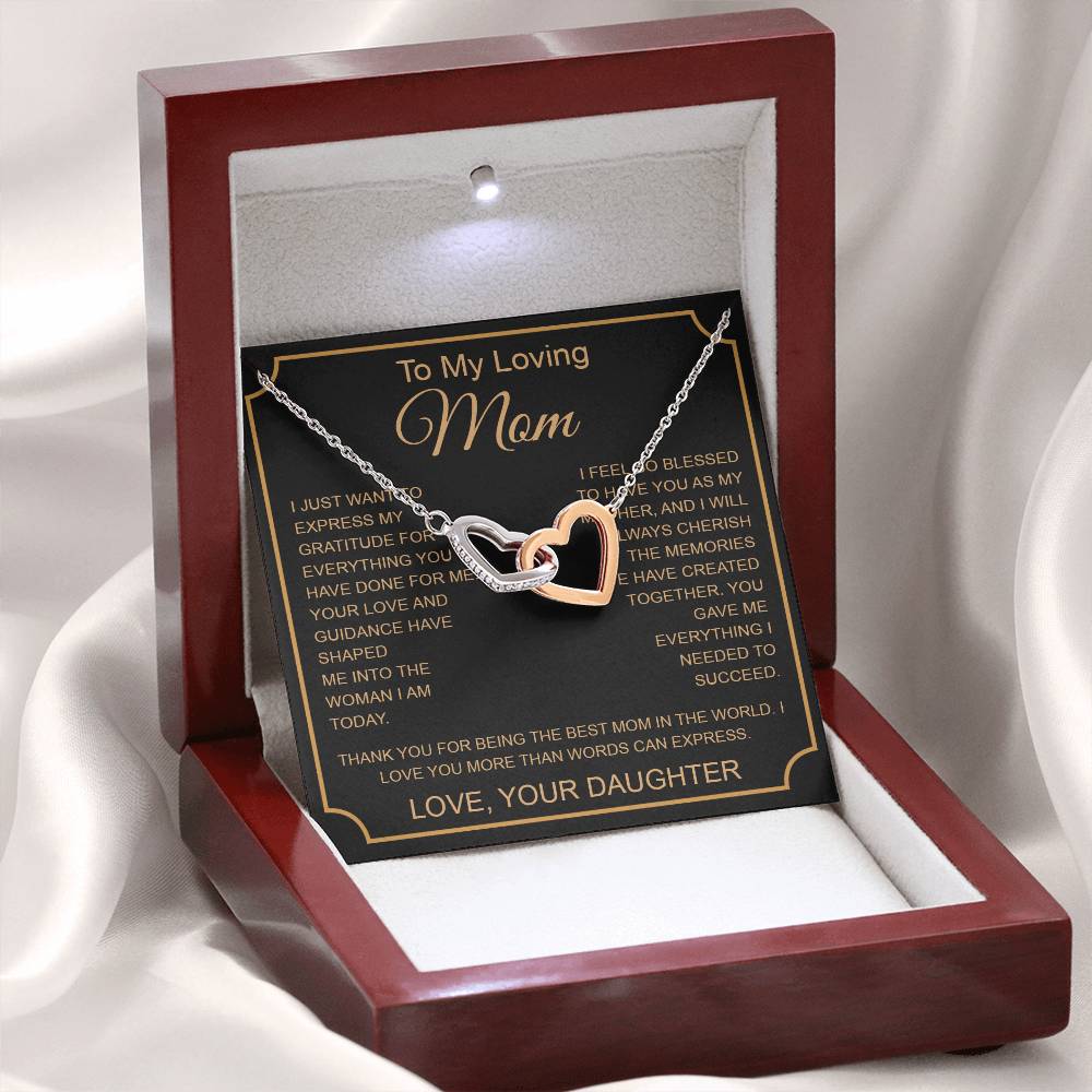 To My Loving Mom Interlocking VipSilverOnly (Coánhmainphuhop)