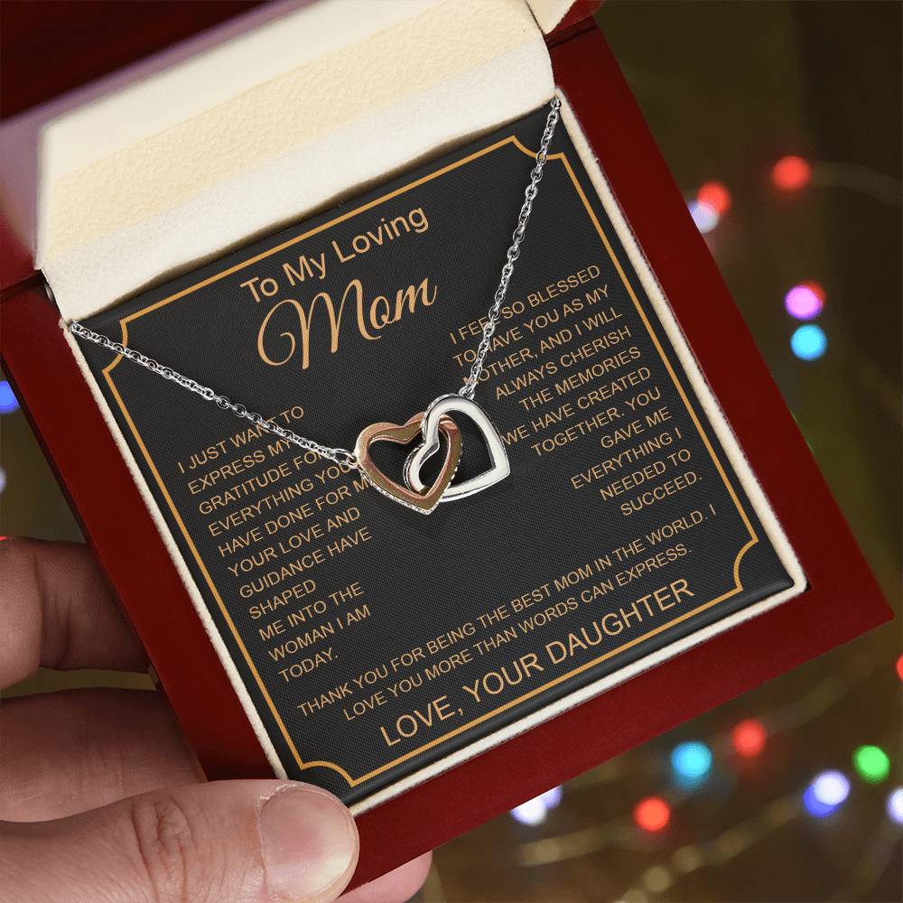 To My Loving Mom Interlocking VipSilverOnly (Coánhmainphuhop)
