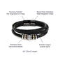 Promise Gift for Him Bracelet, Promise Bracelet for Him, Men, Boyfriend Always Linked Together Anniversary Valentines Gifts Sentimental for Husband Valentine's Day Gifts for Boyfriend Foever Bracelet VIPPPP