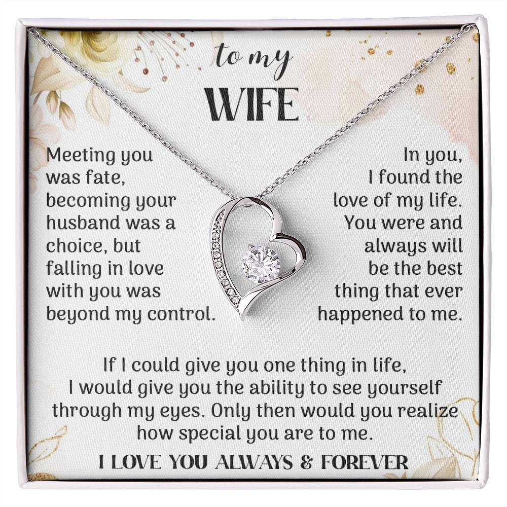 to my Wife meeting Forever Love not Earing Template