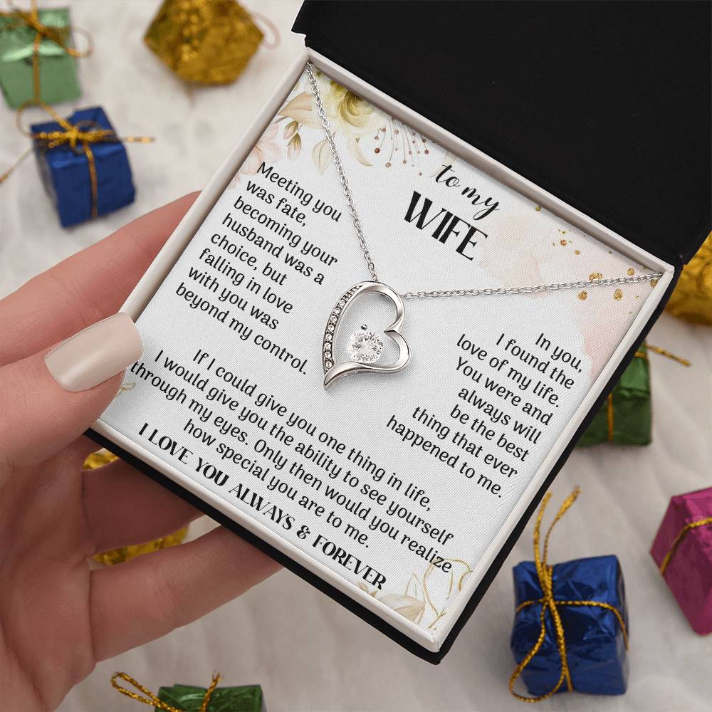 to my Wife meeting Forever Love not Earing Template