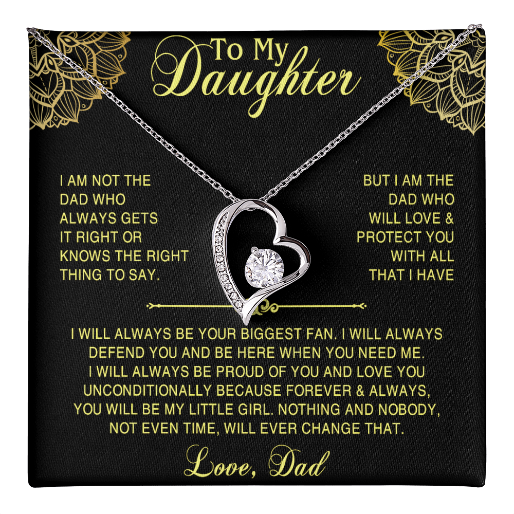 Necklace For Daughter Top Gifts for Daughter on Christmas Valentine Day, Birthday gift to Daughter