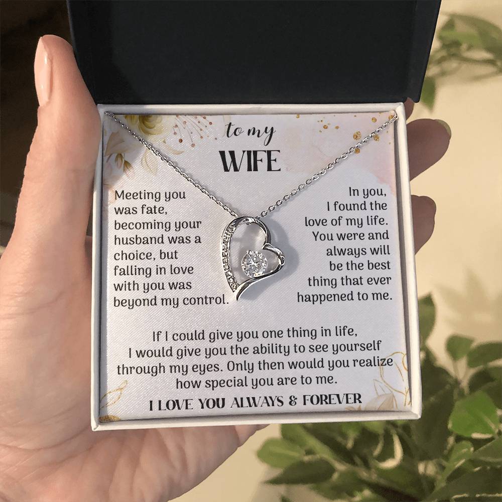 to my Wife meeting Forever Love not Earing Template