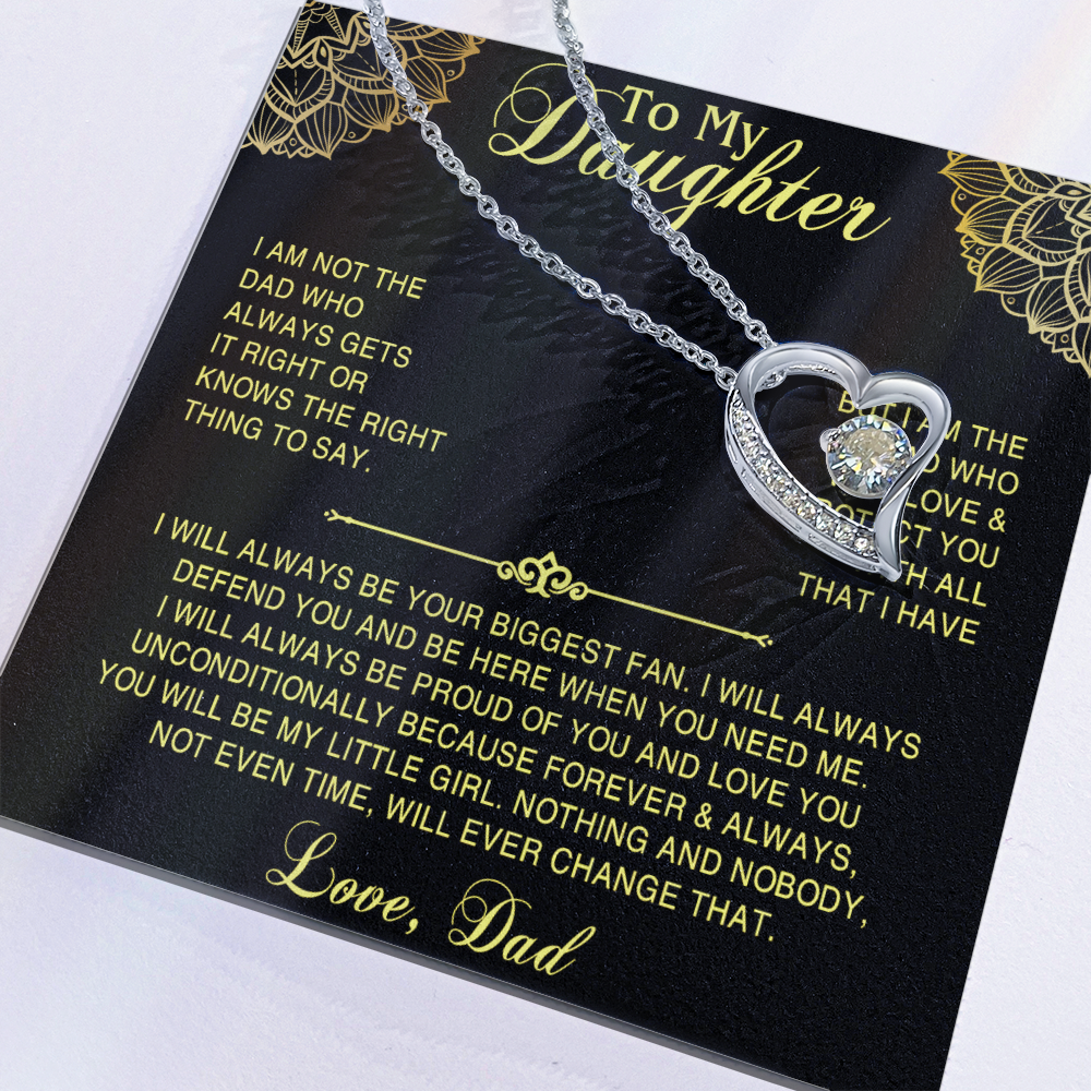 Necklace For Daughter Top Gifts for Daughter on Christmas Valentine Day, Birthday gift to Daughter