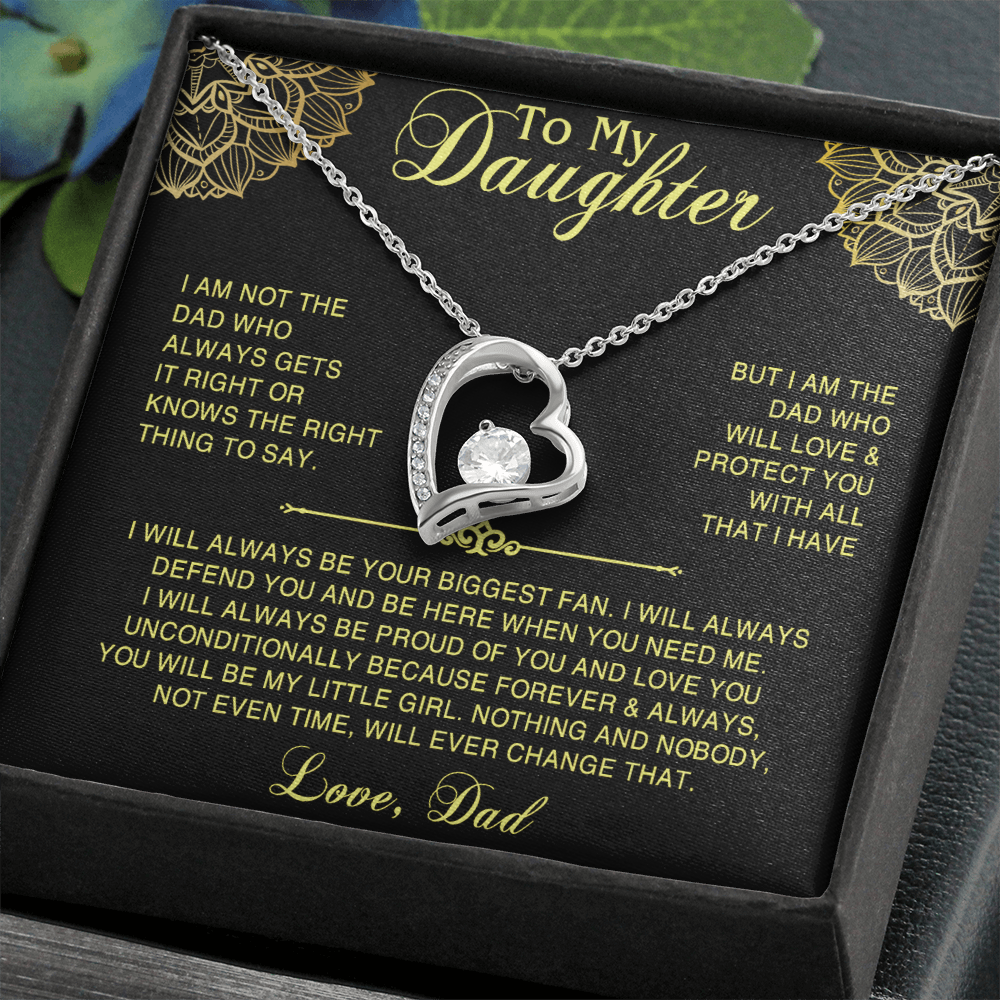 Necklace For Daughter Top Gifts for Daughter on Christmas Valentine Day, Birthday gift to Daughter
