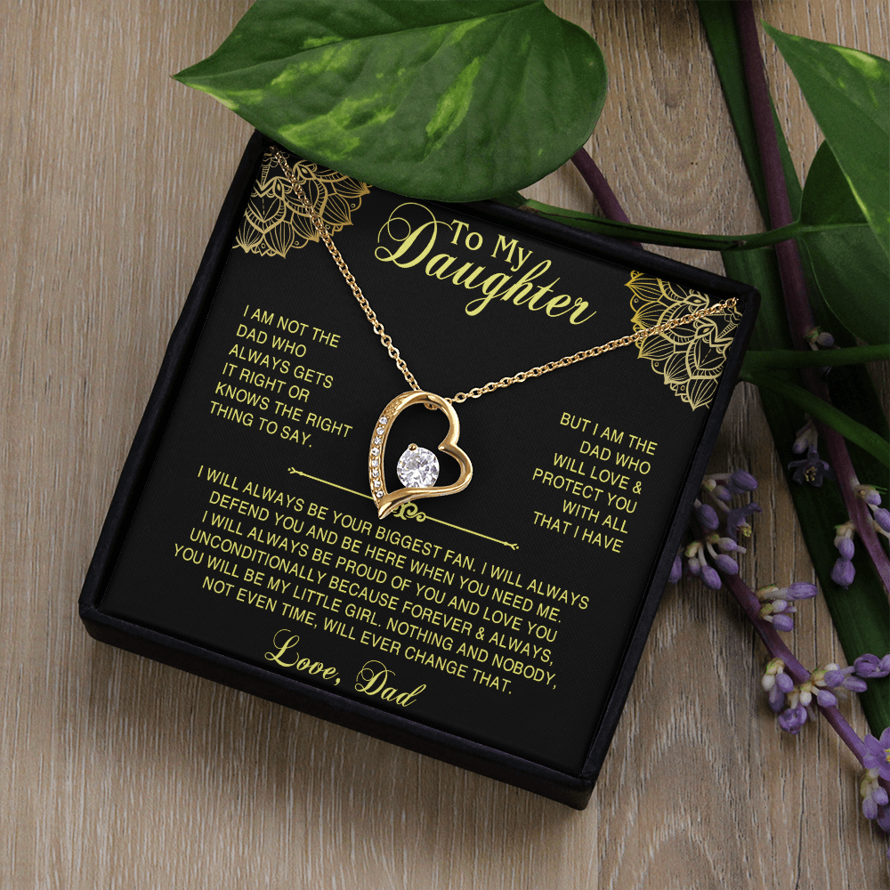 Necklace For Daughter Top Gifts for Daughter on Christmas Valentine Day, Birthday gift to Daughter