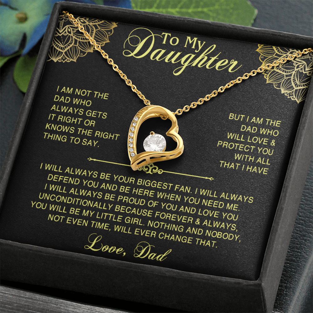 Necklace For Daughter Top Gifts for Daughter on Christmas Valentine Day, Birthday gift to Daughter