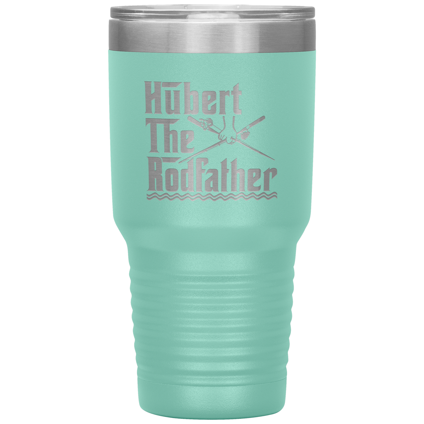 Hubert the Rodfather Sweet quote Personalized Fishing Tumbler For Dad The Rodfather Travel Mug Fathers Day Gift from Daughter or Son 30oz Stainless Steel Laser Etched Gifts Birthday, On Christmas Cool Color 1 ASIN: B08FDJQGZ8