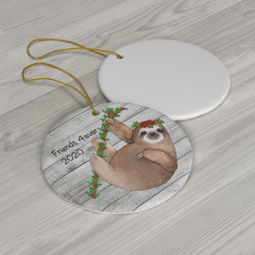Round Ceramic Ornaments