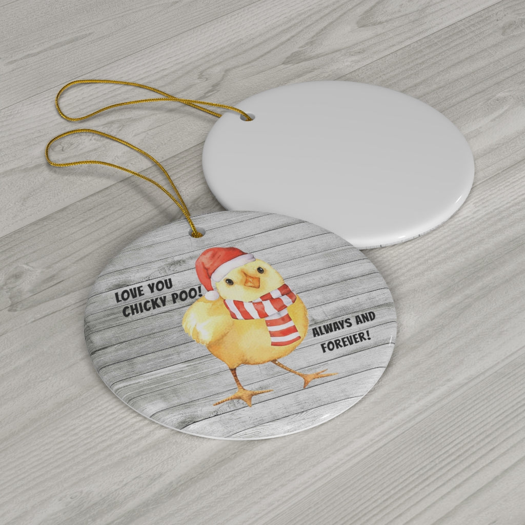 Round Ceramic Ornaments