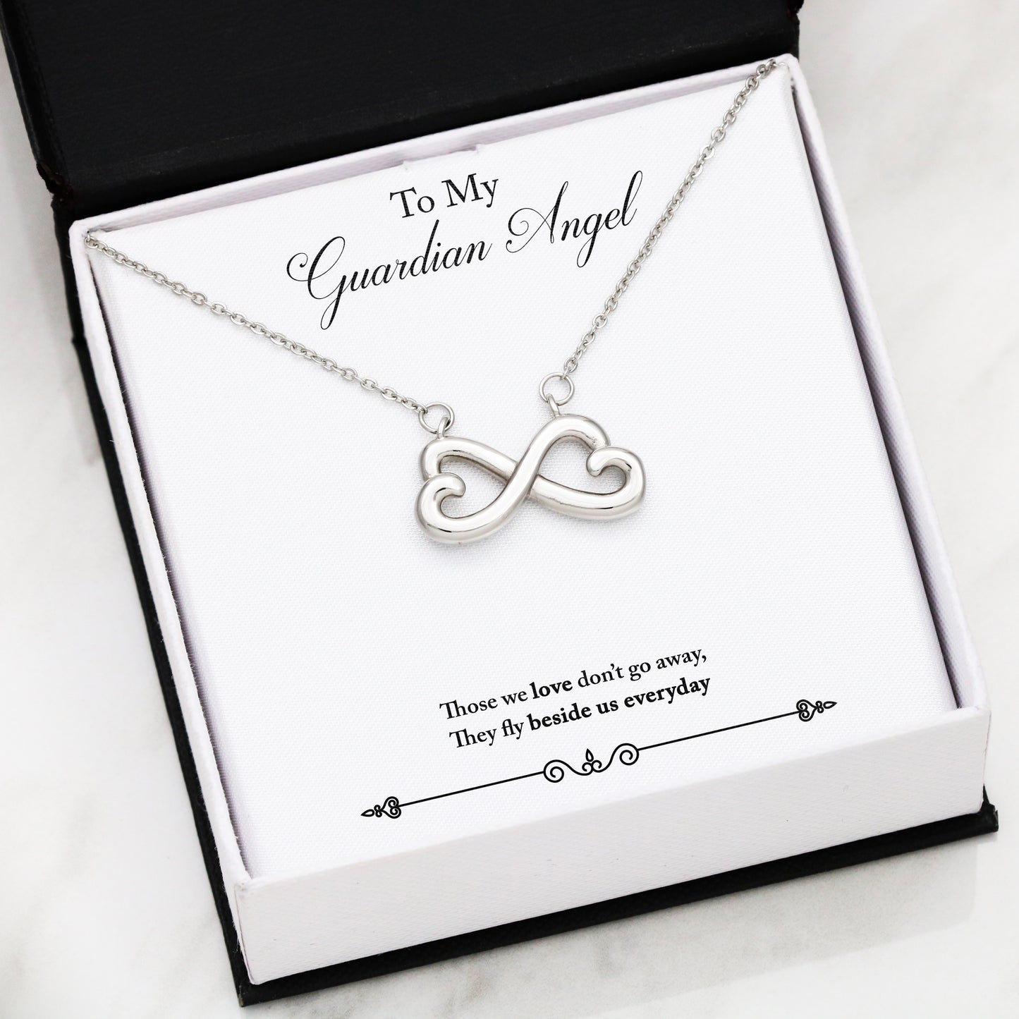 Infinity Heart Necklace 61-Remembrance-GuardianAngel