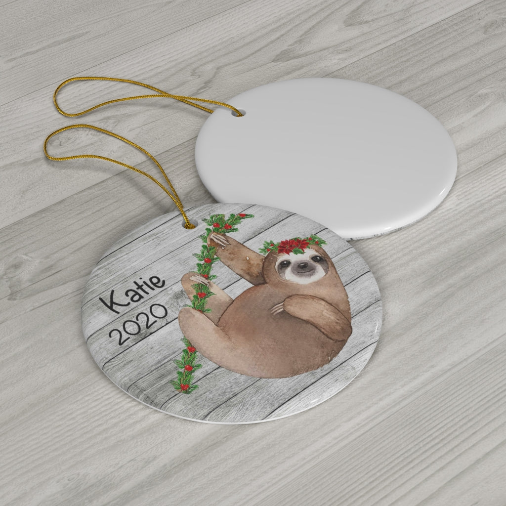 Round Ceramic Ornaments