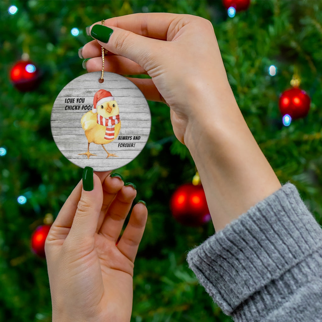 Round Ceramic Ornaments