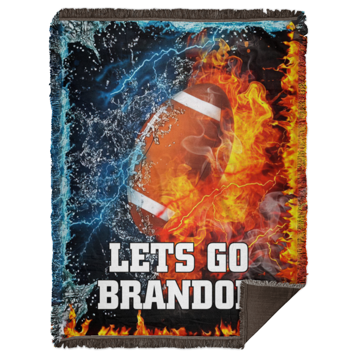 LETS GO BRANDON 114-4007912-2501828 68 Material Woven WB68 Woven Blanket - 60x80