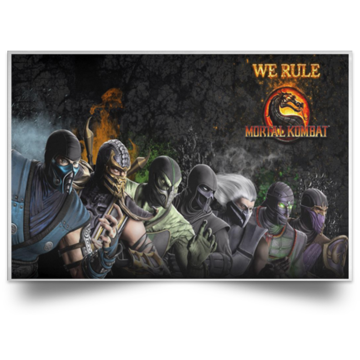 Mortal Kombat 11 Poster HOT All Character 2019 We Rule High Quality Prints .