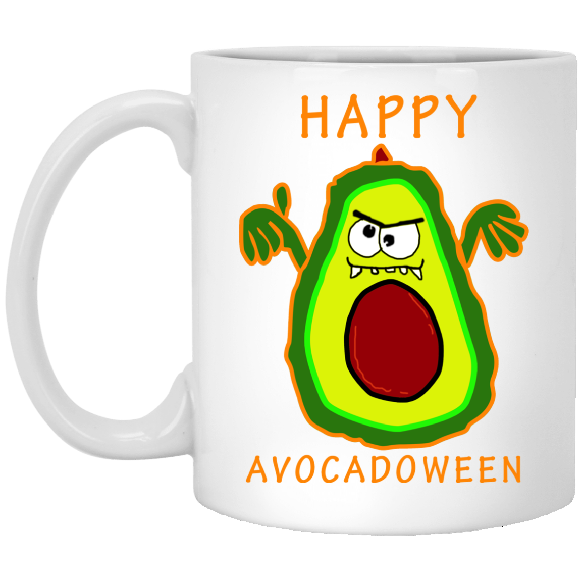 Halloween Avocado T-Shirt Happy Avocadoween Costume Kids Tee