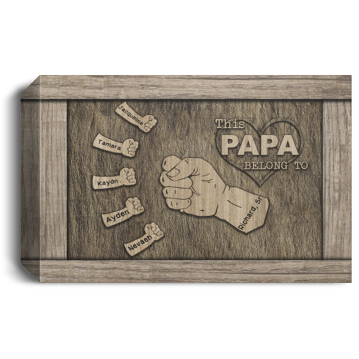 Papa cv812 111-9977471-9707454 CANLA15 Deluxe Landscape Canvas 1.5in Frame
