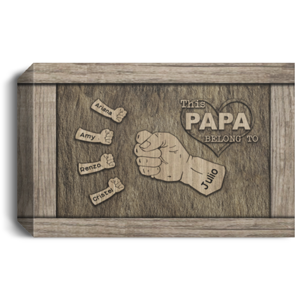 PAPA cv812 114-0866708-3463448 CANLA15 Deluxe Landscape Canvas 1.5in Frame
