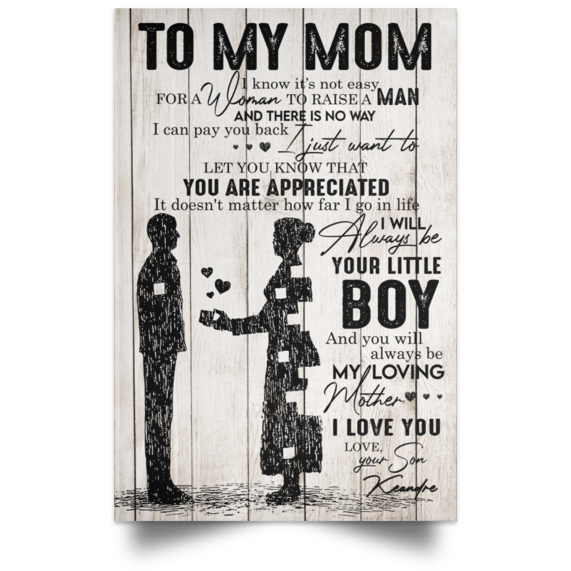 Keandre 112-1774266-3011434 POSPO Satin Portrait Poster