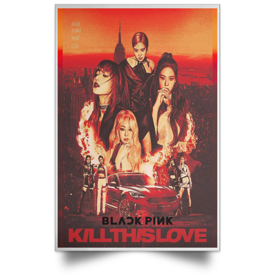 Blackpink Kill This Love NEW Poster 2019 International Singer Even Coachella .