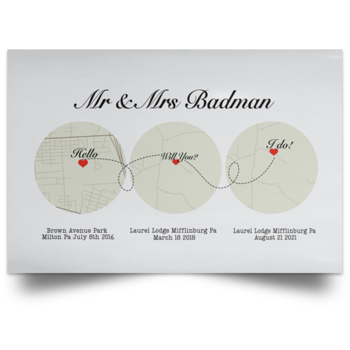 Mr & Mrs Badman.jpg 111-5532416-0907466 POSLA Satin Landscape Poster