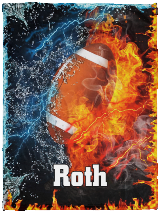 Roth 112-9410604-2661868 34 VPS Cozy Plush Fleece Blanket - 30x40