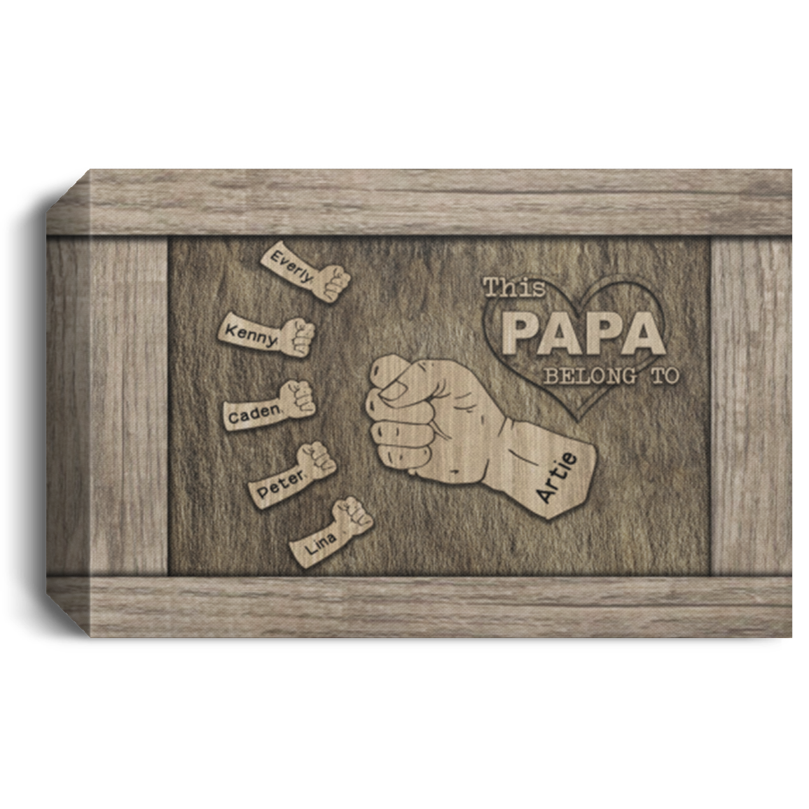 Papa cv1218 111-2368178-7605021 CANLA15 Deluxe Landscape Canvas 1.5in Frame