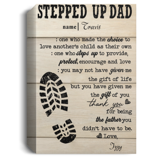 Izzy  D8 CANPO15 Deluxe Portrait Canvas 1.5in Frame