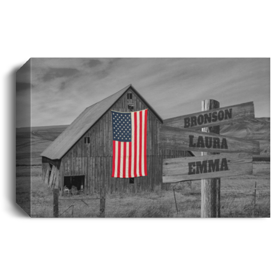 Bronson, Laura, Emma CANLA15 Deluxe Landscape Canvas 1.5in Frame