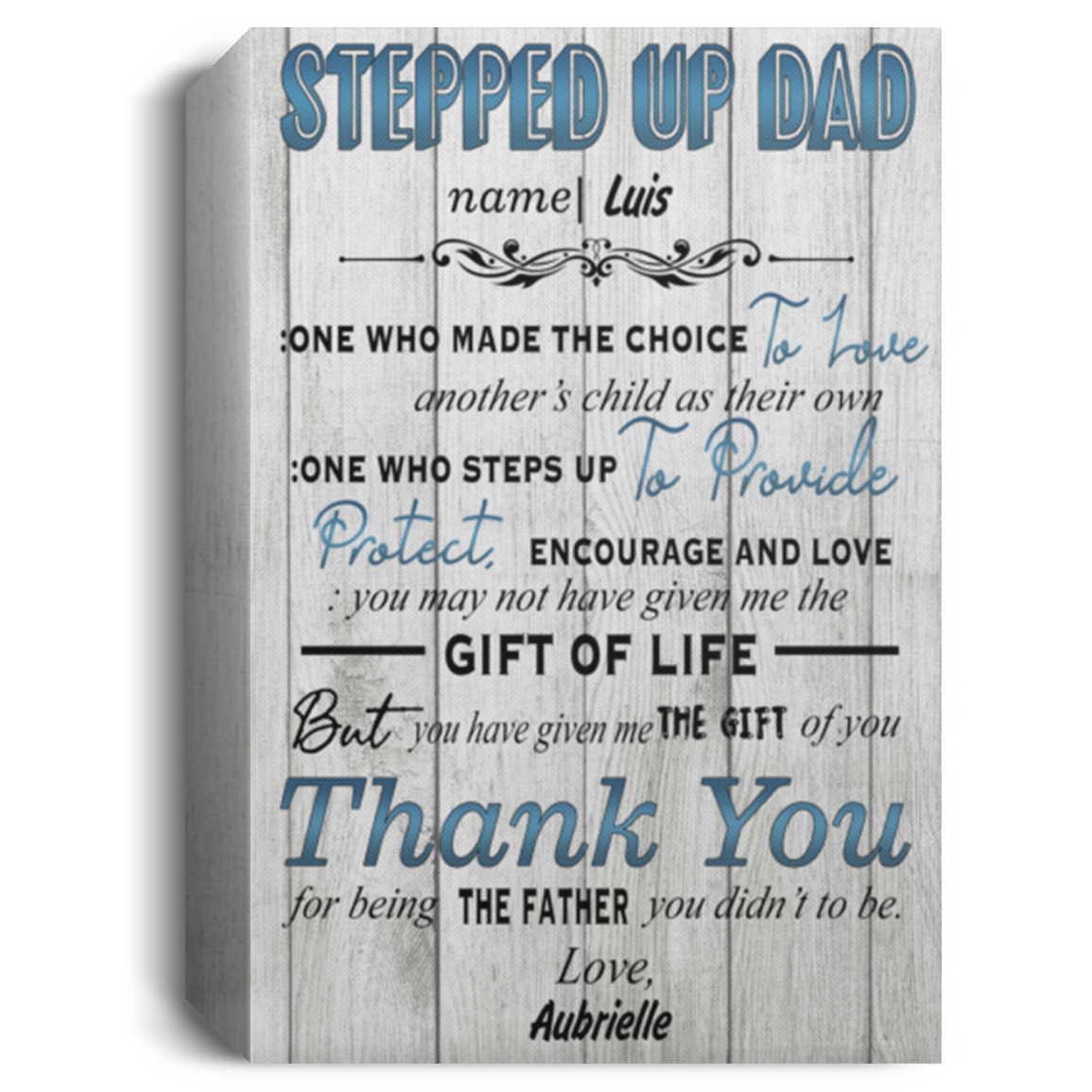 Aubrielle pbmoi CANPO15 Deluxe Portrait Canvas 1.5in Frame