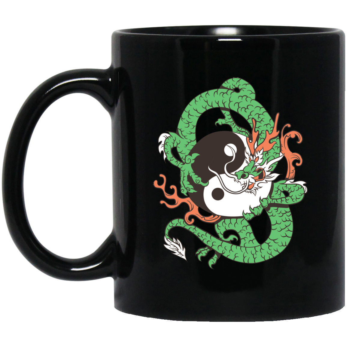 Black Navy T-shirt Men Clothes Vintage Japanese Dragon Asia Lover Cool For Men