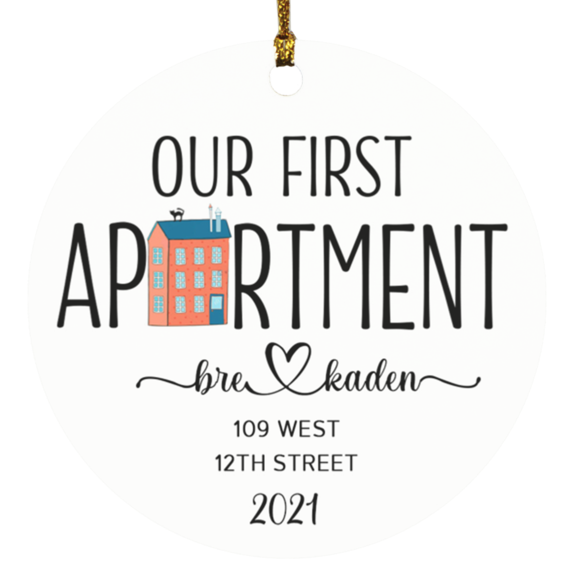 12th street cc 113-8048670-8181821 SUBORNC Circle Ornament