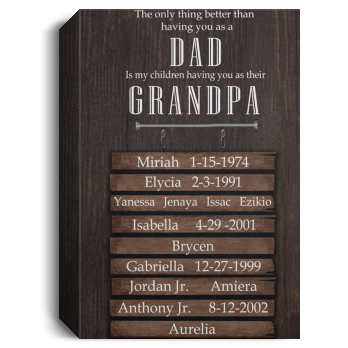 Aurelia 114-1237769-6736207 812 CANPO15 Deluxe Portrait Canvas 1.5in Frame
