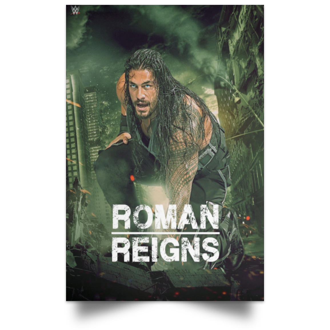 Roman Reigns NEW Poster WWE World Heavyweight Champion High Quality Prints .
