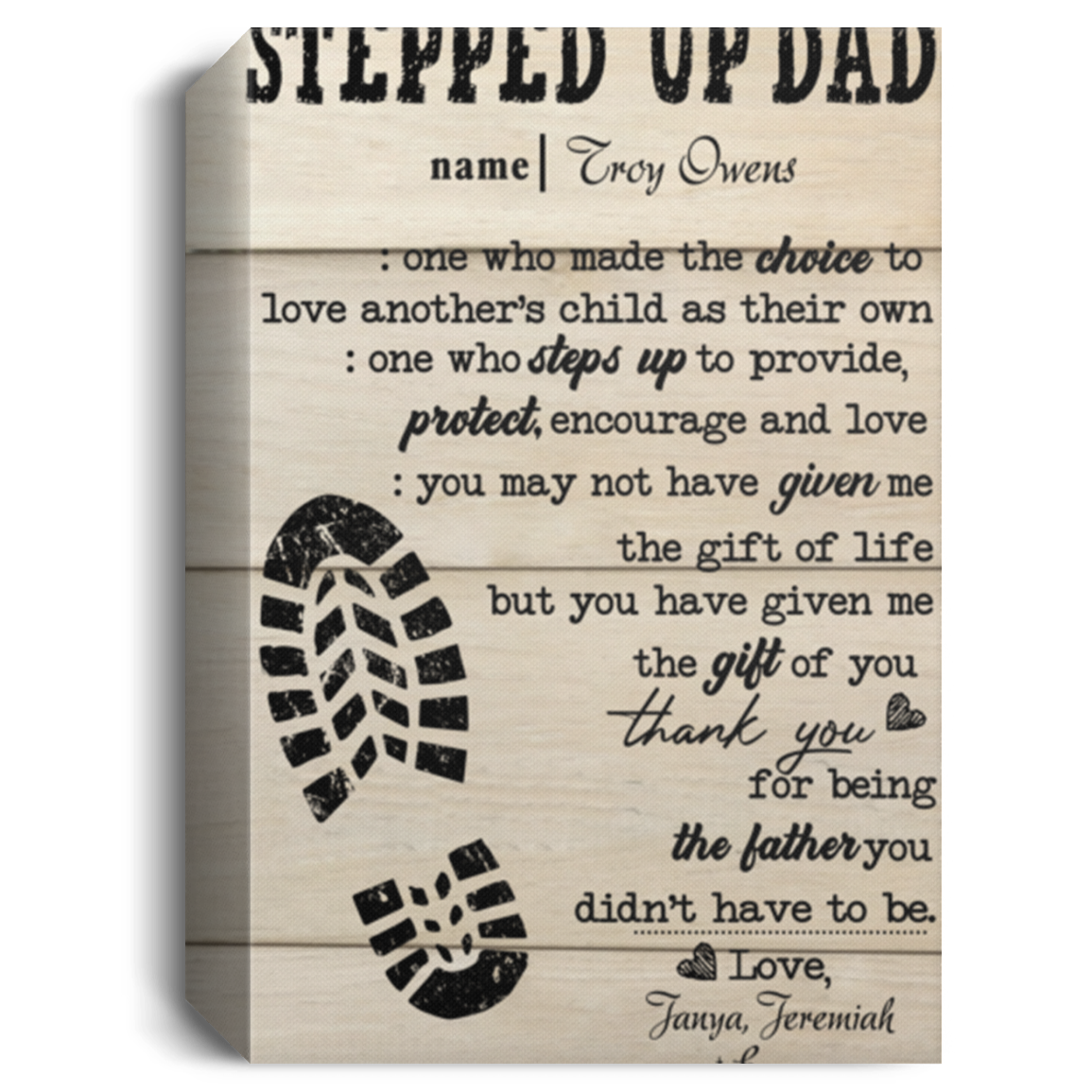 Janya, Jeremiah & Emma  1 CANPO15 Deluxe Portrait Canvas 1.5in Frame