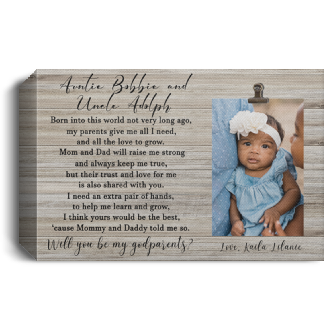 Love, Kaila Lilanie 112-0641701-4265835 cv812 CANLA15 Deluxe Landscape Canvas 1.5in Frame