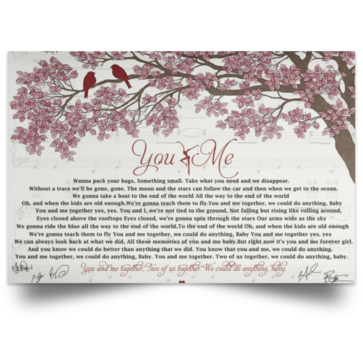Birthday Gifts Decorative Wall Murals Lifestyle You and Me Wanna Pack Your Bags Dave Matthews Band Family Friend Gift Unisex, Awesome Decor Bedroom, Living Room Print