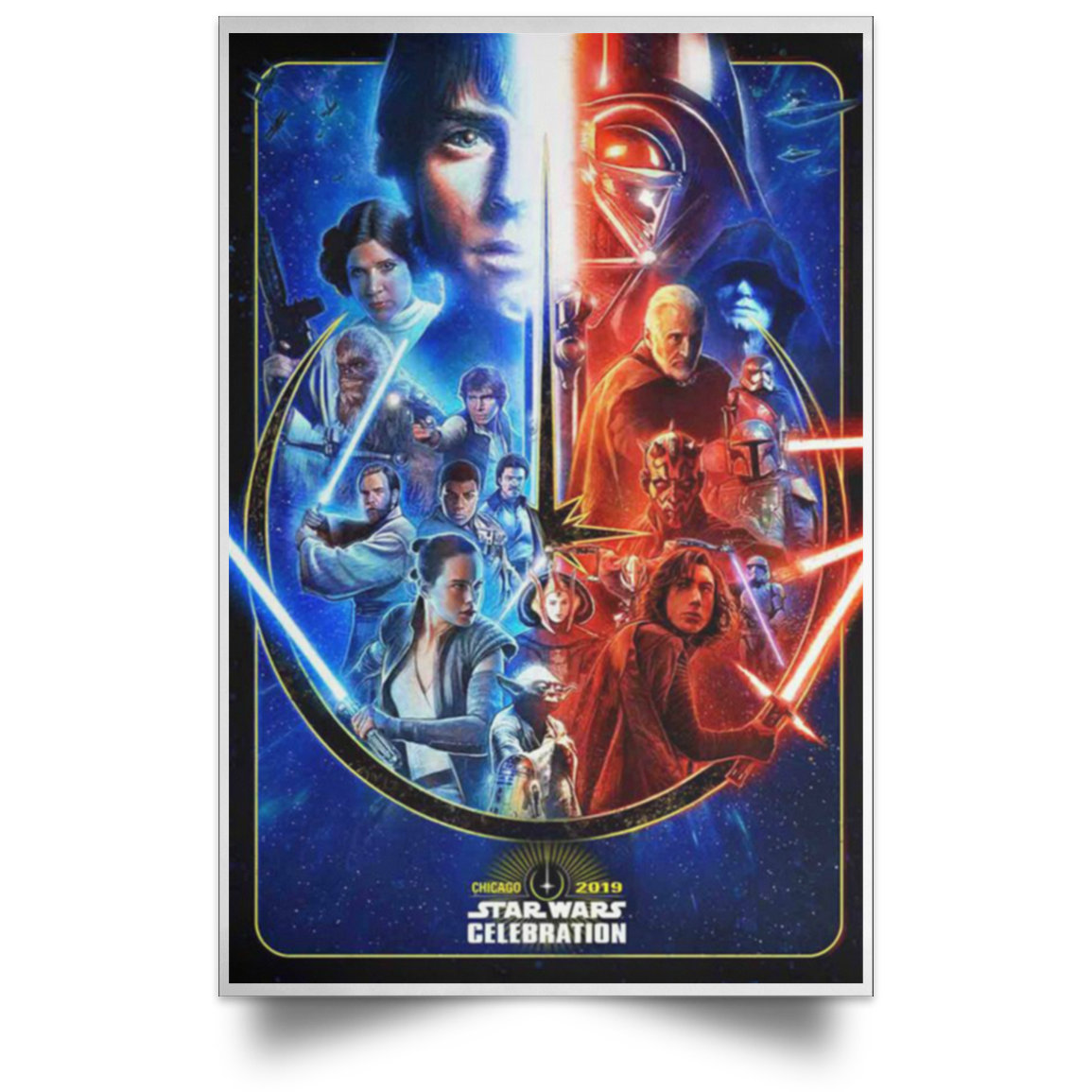 Star Wars 9 Chicago 2019 Poster Celebration Legend America High Quality Prints .