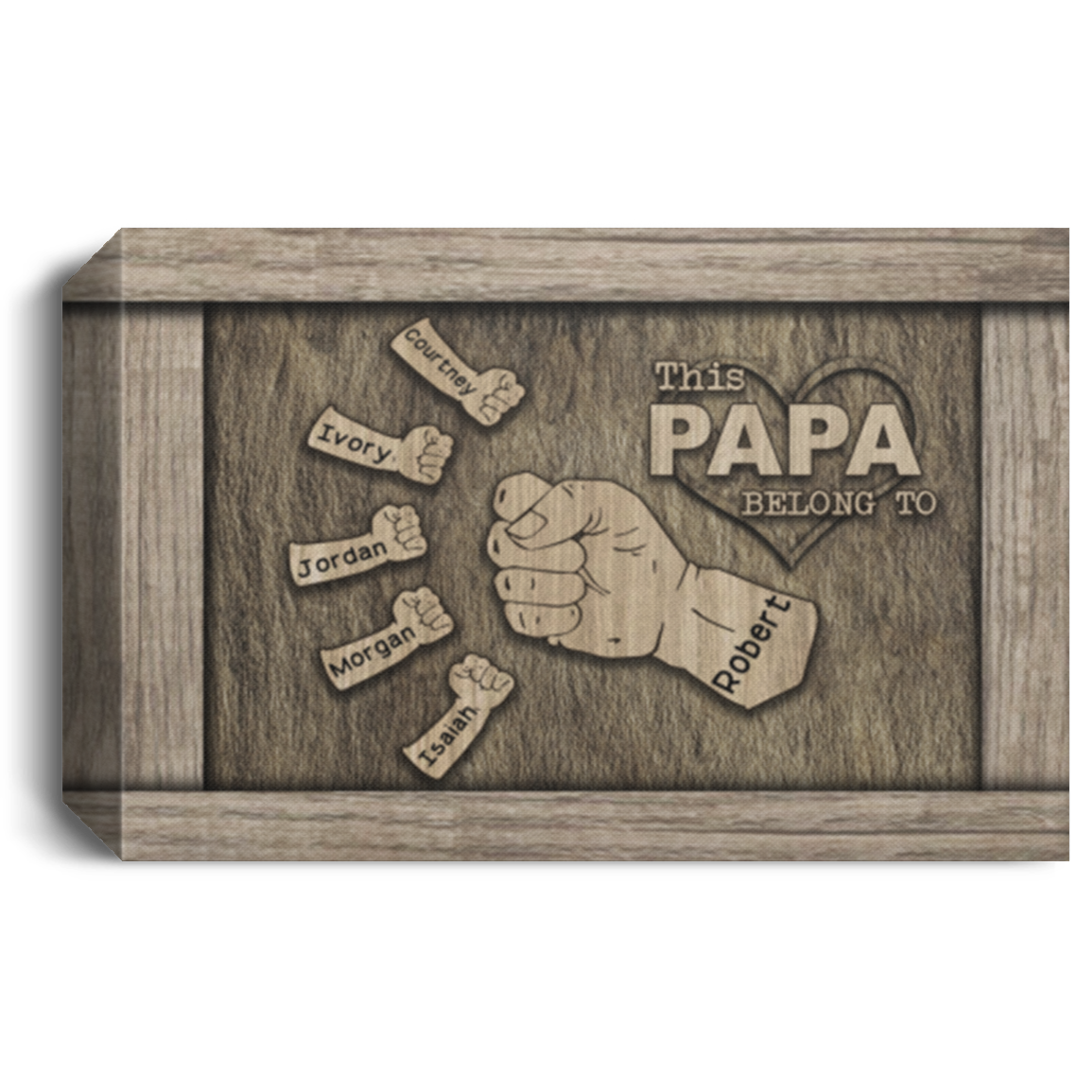 Isaiah cv812 114-9991862-5753853 CANLA15 Deluxe Landscape Canvas 1.5in Frame